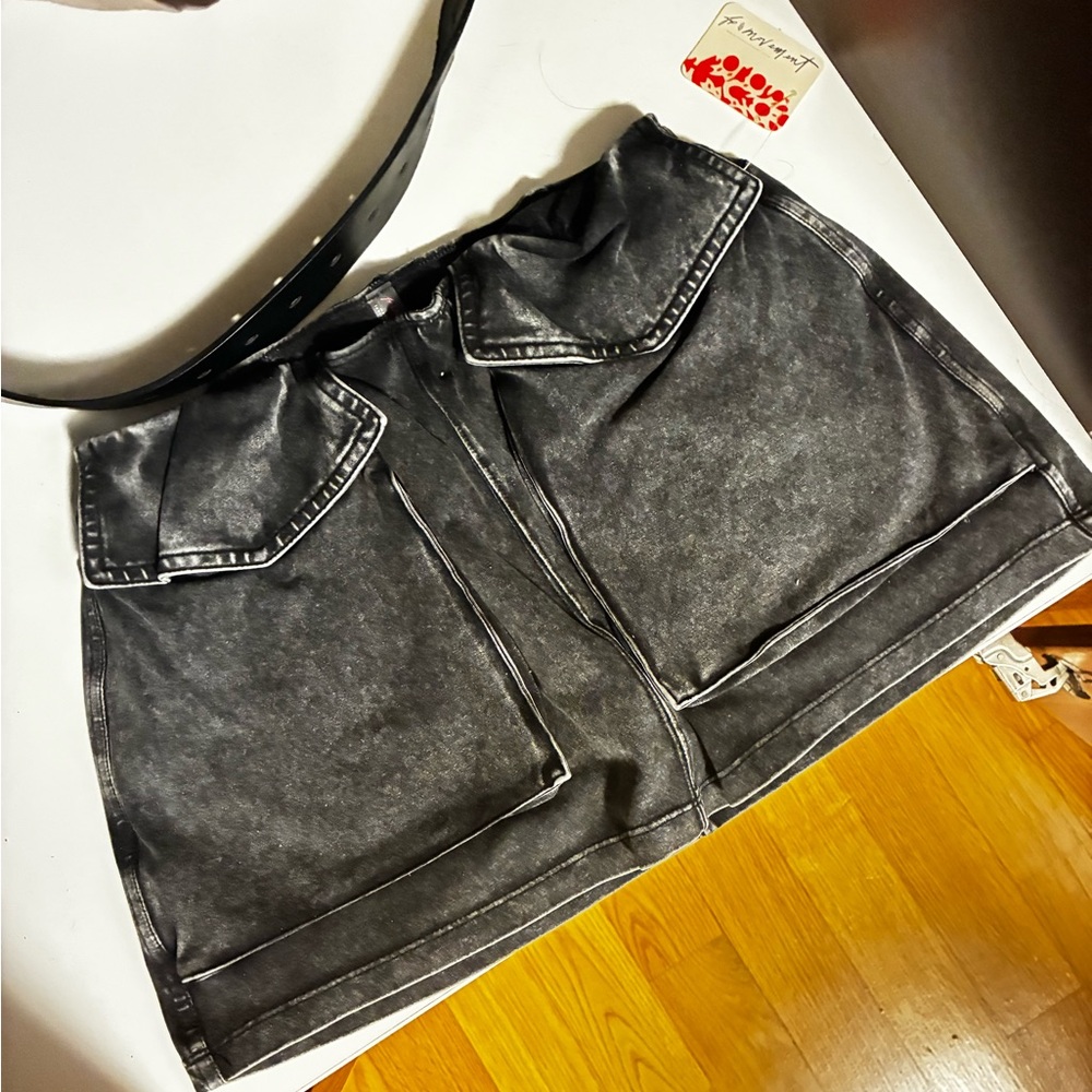 Black MINI SKORT